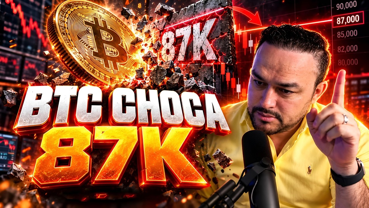 🔥 **BITCOIN CHOCA CON LOS $87,000 ¿ES EL FIN DE LA SUBIDA?**