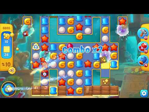 Fishdom6805 very hard（フィッシュダム6805　スーパーハード）　パズルゲーム