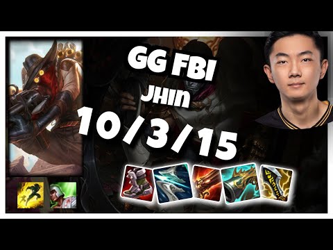 Jhin Gameplay Challenger Replay S11 - 11.2 Bot Lane (10/3/15) - NA