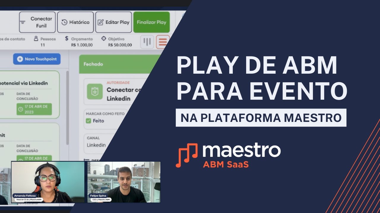 Play de Account-Based Marketing (ABM) para evento