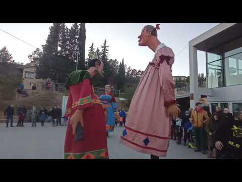 Assaig. Ball de Gegants Carnaval Solsona 2023.