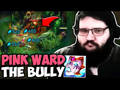 PINK WARD BULLIES A MASTER TIER JUNGLER!! (AP SHACO MIND TRICKS)