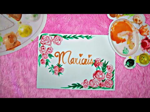 How to paint loose watercolor flowers | Maricris