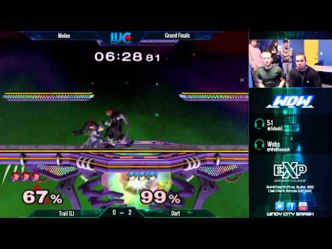 WDW 2/4/15 - Trail (ICs/Ganon) vs. Dart (Marth) Melee Grand Finals