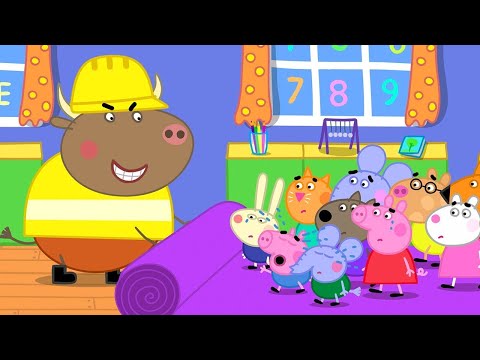 Mr Bull The Teacher 😳 🐽 Peppa Pig and Friends Full Episodes |