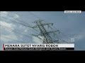 Diterjang Angin Kencang, Menara Sutet PLN Bengkok & Nyaris Roboh