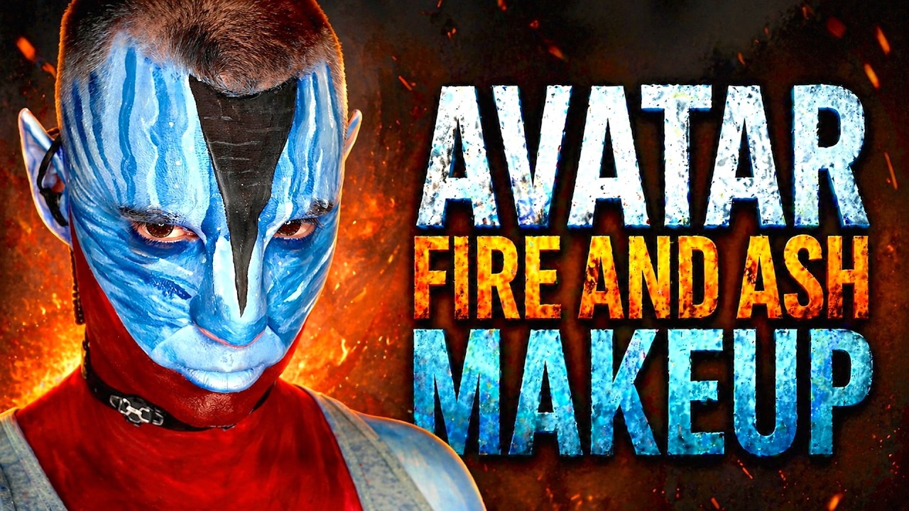 Avatar Fire and Ash Makeup Tutorial - Miles Quaritch