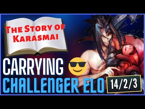 Telling The Backstory Of Karasmai While 1v9ing Challenger Soloq - League of Legends