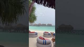 初日から雨、、、#モルディブ#Maldives#コンスタンスハラヴェリ