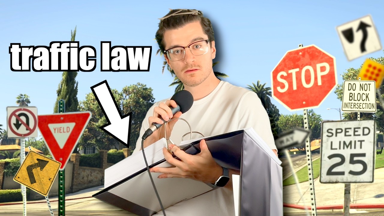Do GTA5's Street Signs Comply With California Law? - YouTube
