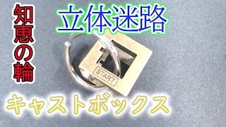 はずる【キャストボック】知恵の輪「立体迷路」