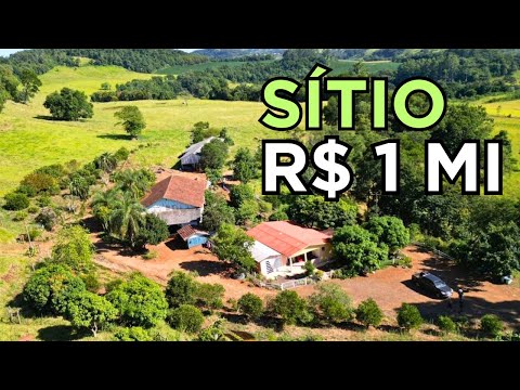 SÍTIO A VENDA EM SANTA CATARINA CASA DOIS GALPÃO LAVOURA FRUTAS R$ 1 MI