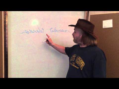 Stupid Human Tricks with WFMK's John Robinson: Reverse Handwriting