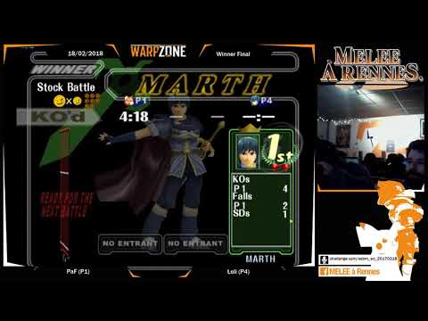 Warpzone Melee - PaF (Fox, Sheik) Vs. Loli (Marth, C.Falcon) - Winners Final