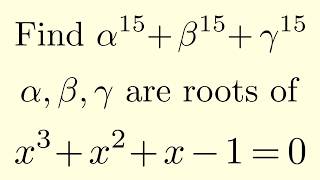 A Tricky Roots of Cubics Problem
