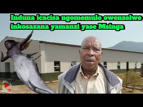 Induna icacisa ngomemulo owenzelwe inkosazana yamanzi yase Msinga