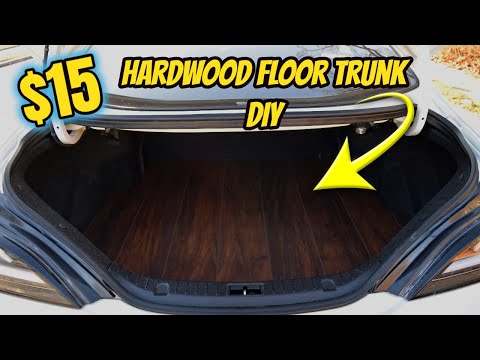 Hardwood Floor Trunk Genesis Coupe Install