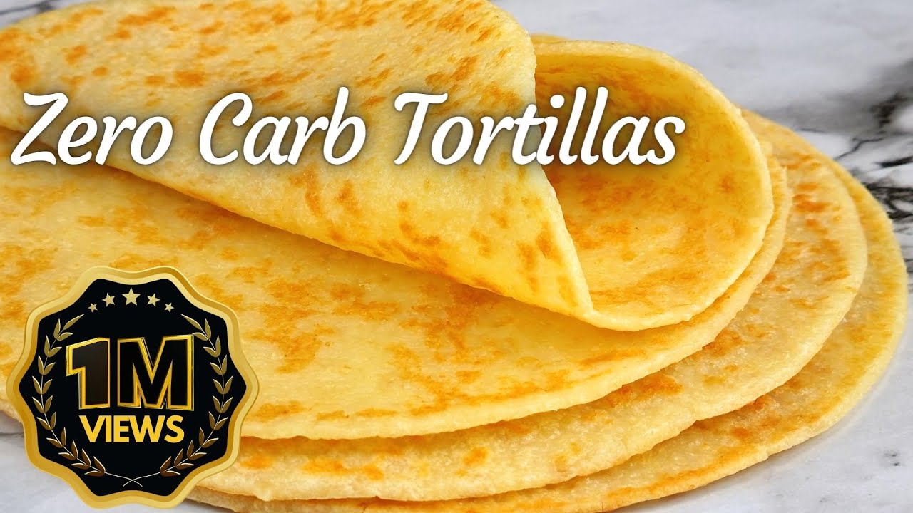 Flourless Egg White Keto Tortillas | Keto Taco Shells | 0g Carbs