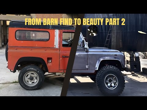 Land Rover Defender 90 Full Restoration - From Barn Find to Beautiful (PART 2)
