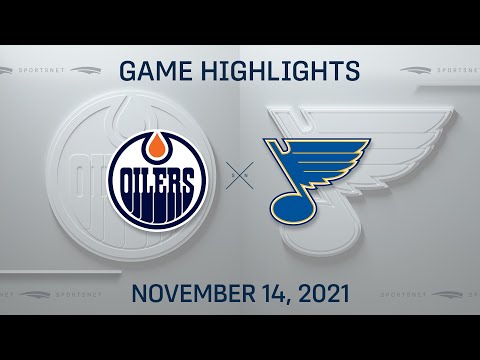 NHL Highlights | Oilers vs. Blues - Nov. 14, 2021