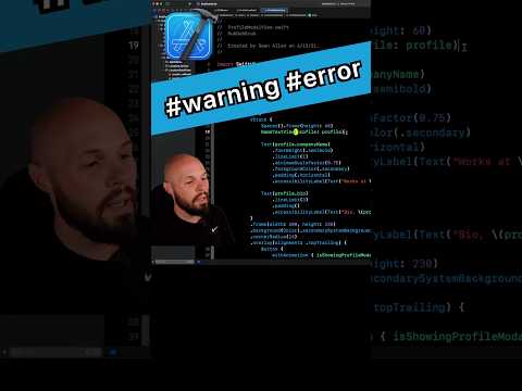 Xcode Tip - #warning & #error thumbnail