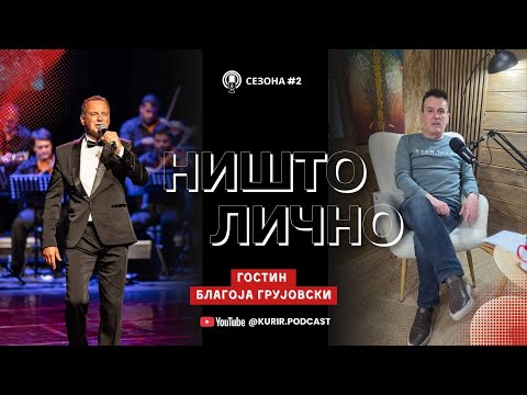 НИШТО ЛИЧНО Сезона 2 со Антонио Димитриевски, гостин Благоја Грујовски