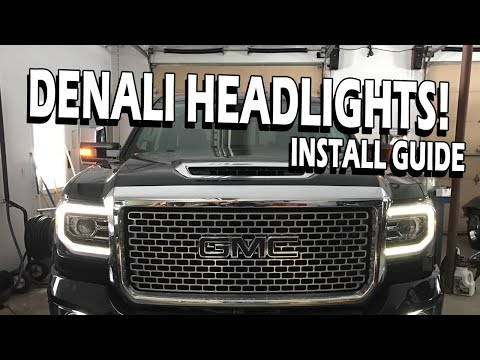16-18 Sierra Denali LED Headlights (2500/3500) Install | Gen5 DIY