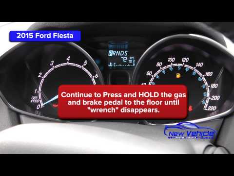 2015 Ford Fiesta Oil Light Reset / Service Light Reset