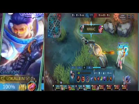 Granger best build || Mobile Legend || Granger best gameplay || 2021 || Kaleen dai 🙏💯❤️