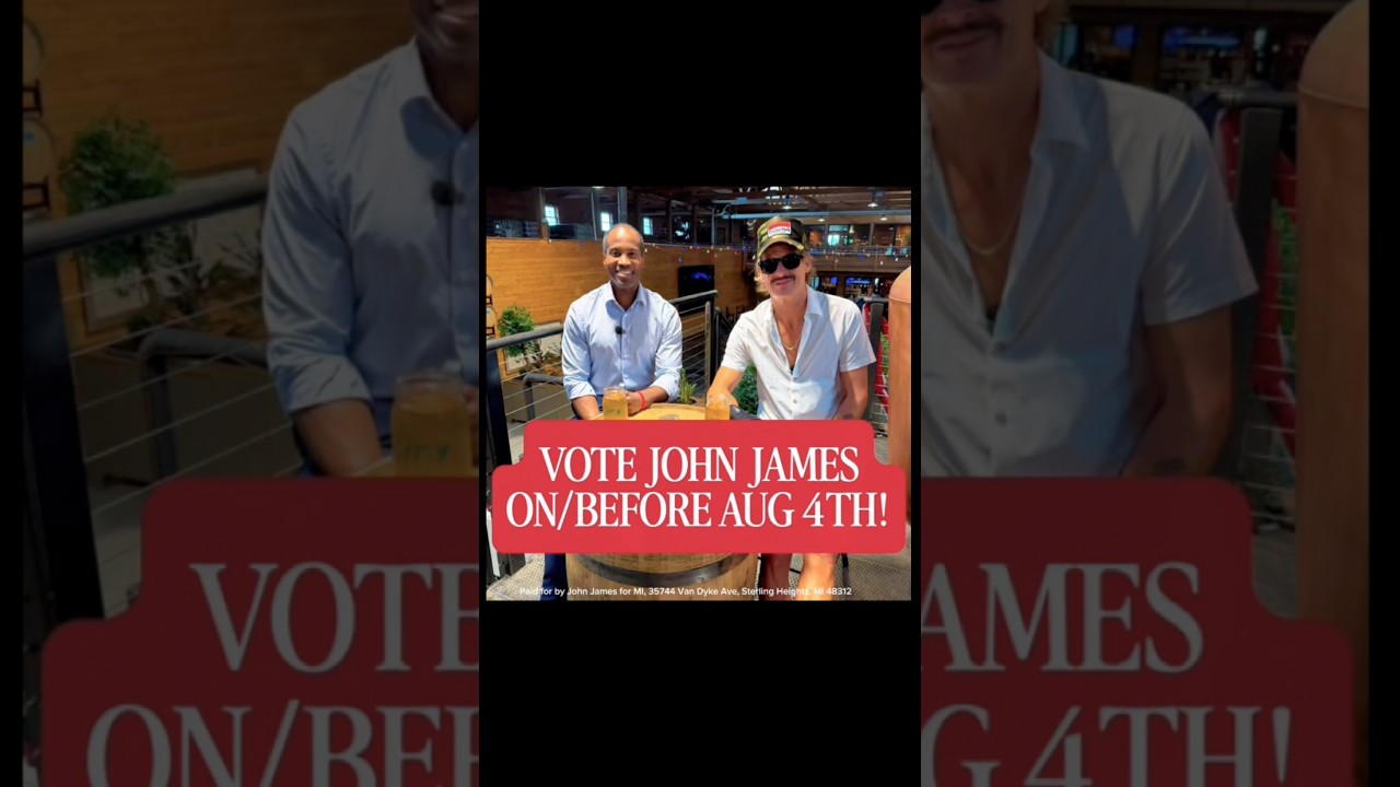 Video: Kid Rock endorses John James for Michigan Governor at Petoskey event