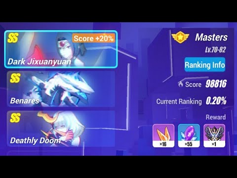 98816pts Dxy, Doom, Benares - When you feel desperate playing Memorial Arena