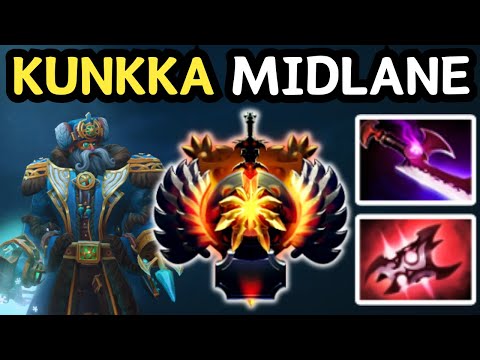🔥 KUNKKA MID IS UNSTOPPABLE | 22 KILL INSANE DAMAGE 🔥 DOTA 2