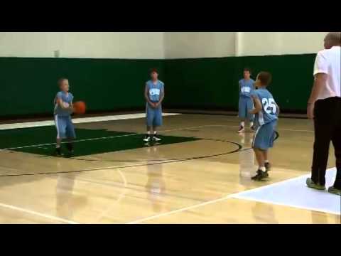 Passing Drills for Youth Basketball | Line Passing  One Hand Pass by George Karl