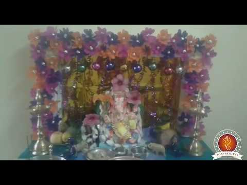 Swapnagandha Potadar Home Ganpati Decoration Video