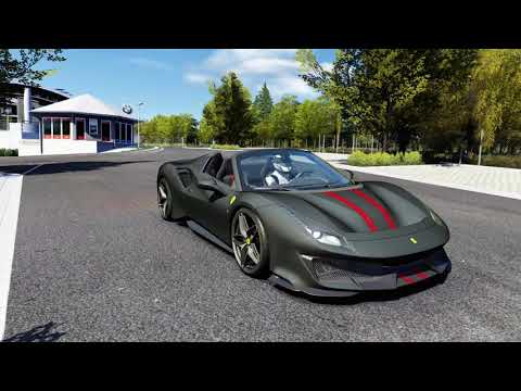 Nordschleife, 7:24.911, Ferrari 488 Pista Spider (2019, 720 PS, 770 Nm), Assetto Corsa,