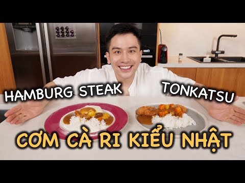 Tonkatsu e bife de hambúrguer cho