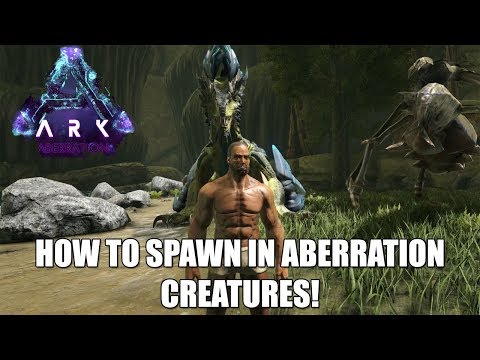 HOW TO SPAWN IN ABERRATION DINOS/CREATURES - ROCK DRAKE AND MORE!