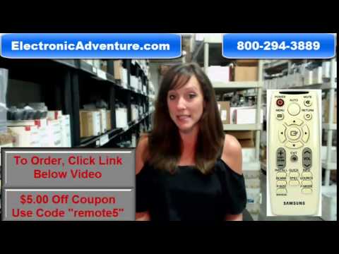 Original Samsung BP59-00135A Coupon $5 Off LCD Projector Remote Control (BP5900135A)