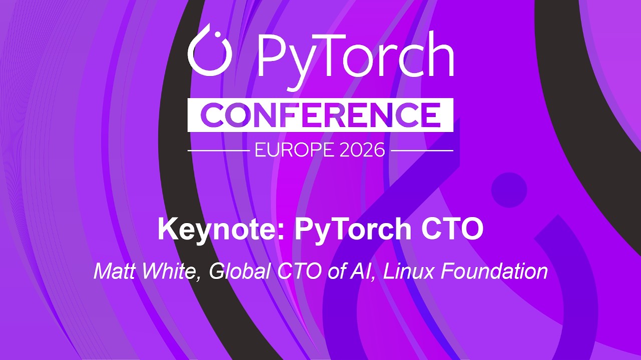 Keynote: PyTorch CTO - Matt White, Global CTO of AI, Linux Foundation
