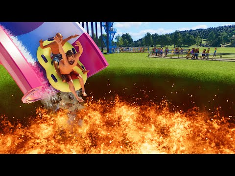 I Made a Water Park with a 0% Survival Rate - Planet Coaster 2