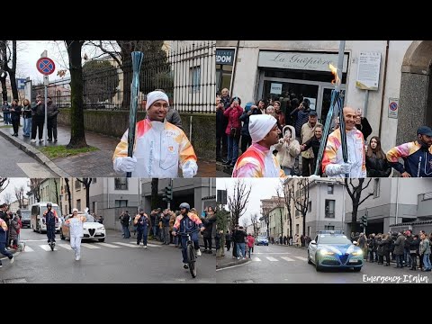 [4K] Il passaggio della Fiamma Olimpica a Seregno