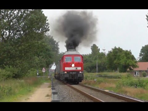 Großdiesellok Ludmilla Br132/Br232/Br233 wärend ihrer Arbeit in Norddeutschland 2015!
