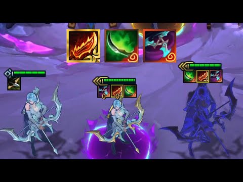 3 Star Ashe + flickerblade +Radiant  Guinsoo's Rageblade + Cursed Blade!!?