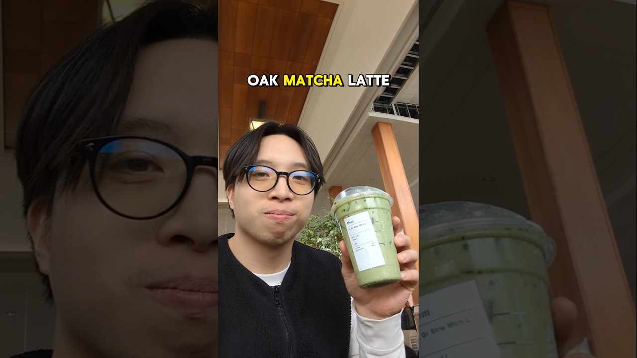 I Tried The Starbucks Iced Strawberry Oak Matcha Latte In Calgary Alberta!