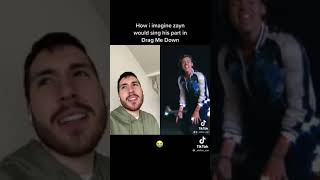 If Zayn were to sing Drag Me Down  #shorts #popular #tiktok #onedirection #zaynmalik #highnote