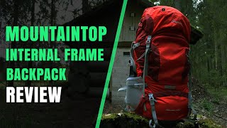 Mountaintop 60L Internal Frame Backpack Review | Affordable Internal Frame Backpack From Amazon