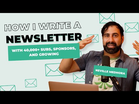 How I write a newsletter with 40,000+ subs, sponsors, and growing