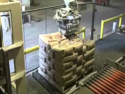 Fully automatic bag palletizing system
