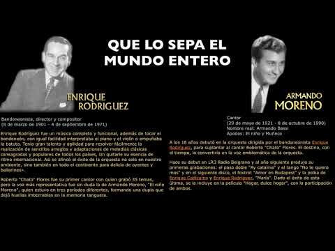 Armando Moreno _ Que lo sepa el mundo entero 1943
