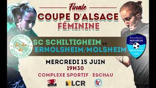 Finale coupe d'Alsace féminine : SC Schiltigheim - ESME : 1-5
